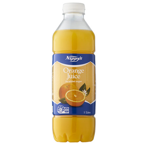 Orange Juice Unsweetened 1Lt Nippy's
